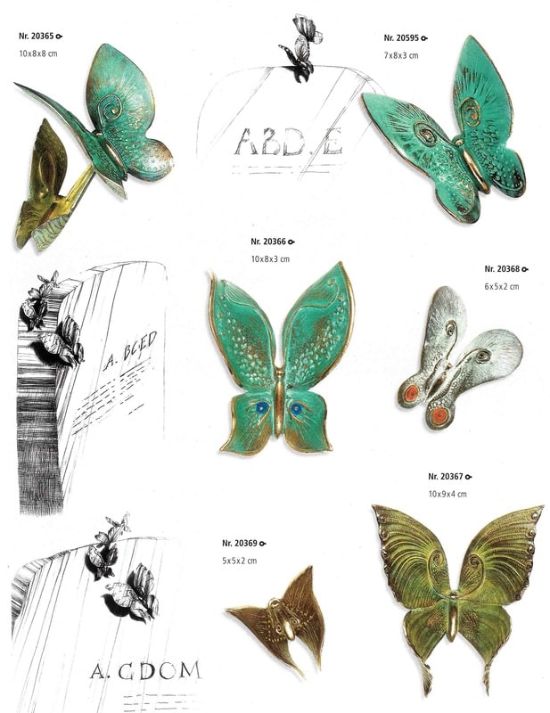 Fjärilar i brons